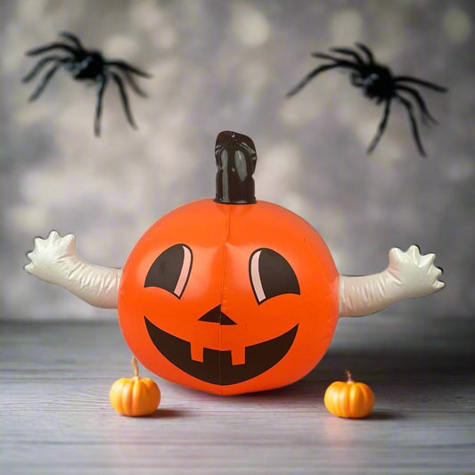 Vintage Inflatable Pumpkin Halloween Decoration