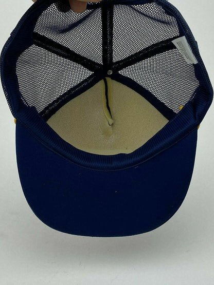 Vintage Bahamas Snap-back, Mesh, Blue Hat, Cap Made in Taiwan