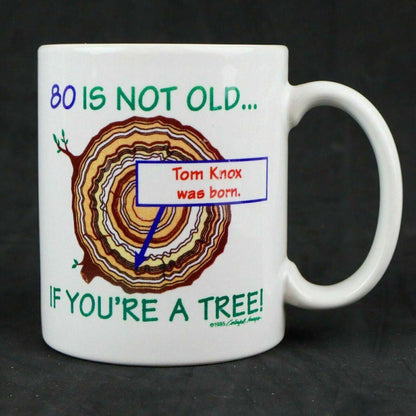 80 is not old... Vintage Coffee Cup, Mug, made in USA