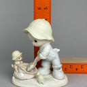 Precious Moments SIGNED Nothing Can Dampen the Spirit of Caring Vintage Figurine