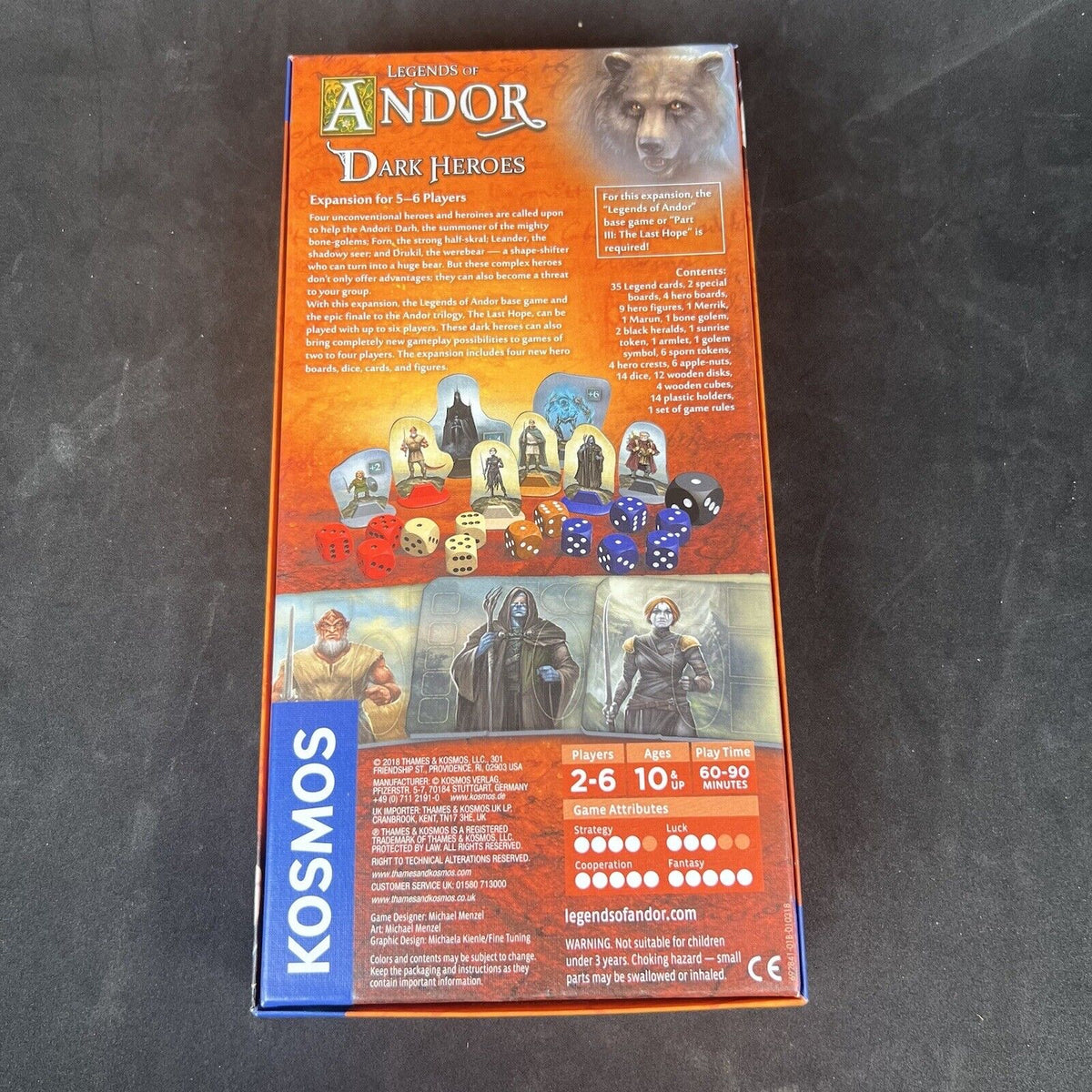 NEW Legends of Andor: Dark Heroes Expansion - Michael Menzel