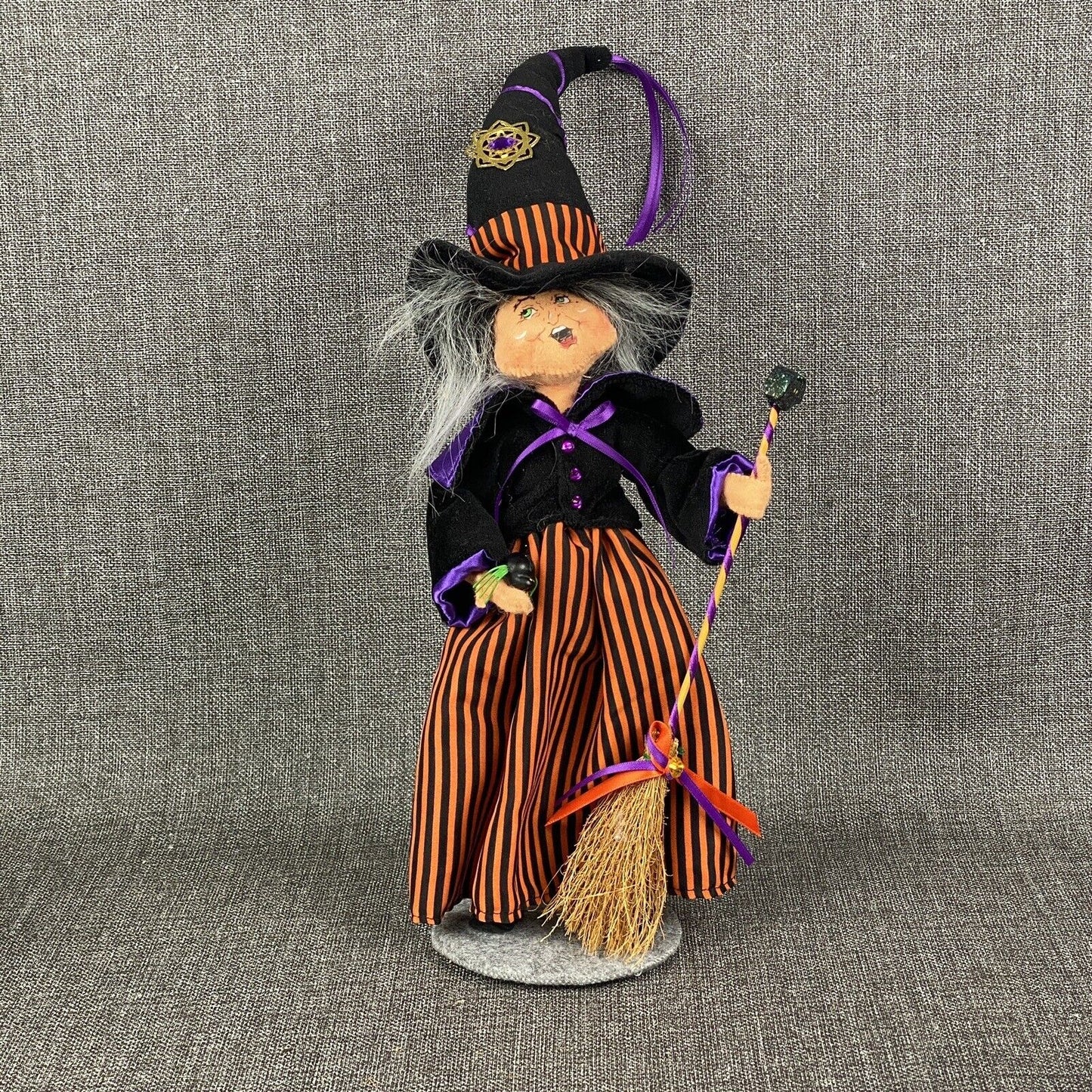 Lot of 4 - Annalee Halloween Scaredy Cat Witch Black Cat (2007, 2008, 2009)