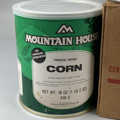 Mountain House Freeze Dried Survival Camping Hiking Peas Corn Carrots Potatoes