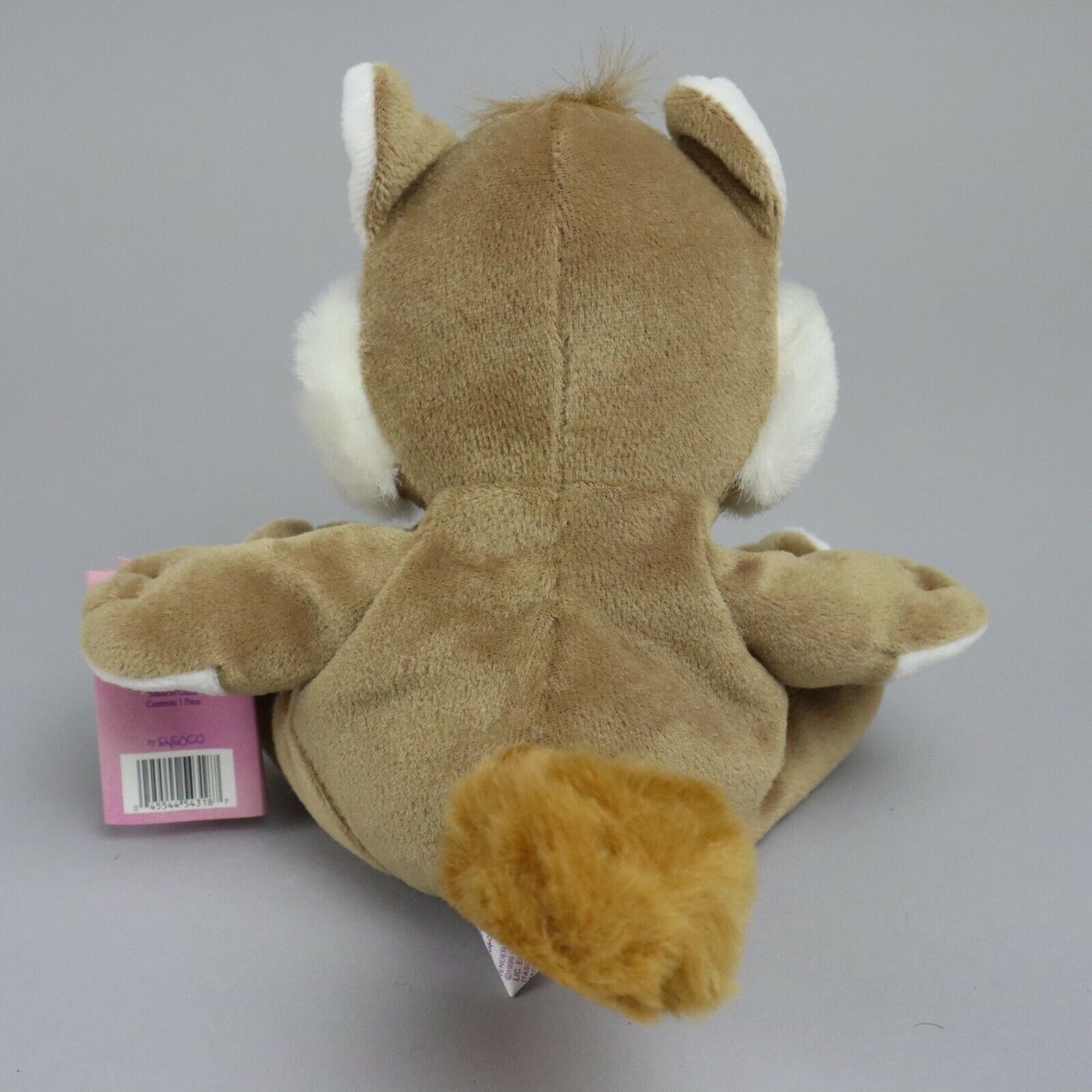 Vintage Precious Moments Tender Tails Squirrel Plush With Tag, 7" - mint