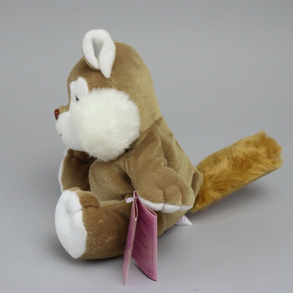 Vintage Precious Moments Tender Tails Squirrel Plush With Tag, 7" - mint