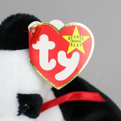 Vintage TY The Original Beanie Babies, Fortune, Panda Bear Stuffed Animal - Mint