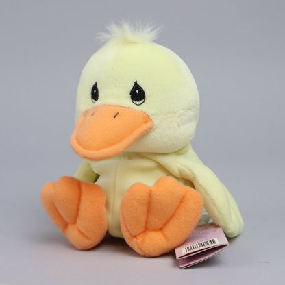 Vintage Precious Moments Tender Tails Duck Plush With Tag 5.5" - Mint