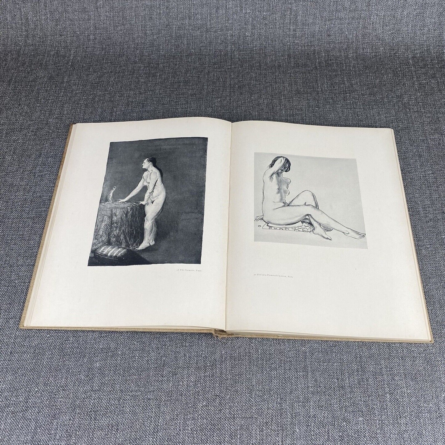 GEORGE W BELLOWS His Lithographs Hard Cover Art Book 1927