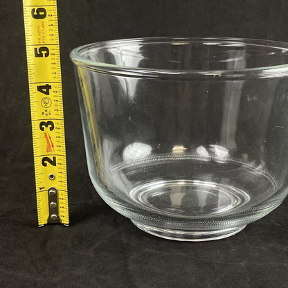 Small Glass Mixing Bowl 6 1/2" Replacement for Sunbeam Mixmaster Mixer