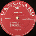 Joan Baez 1960 Vanguard Records Vinyl LP - lot of 2