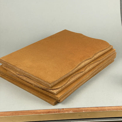 Vintage Dining Table Foldable Protector Pads , Faux Leather/Felt 83"x38,5"