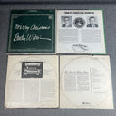 Christmas Vinyl Records lot of 4 - Drummer Boy, Music Box, Andy Williams etc.