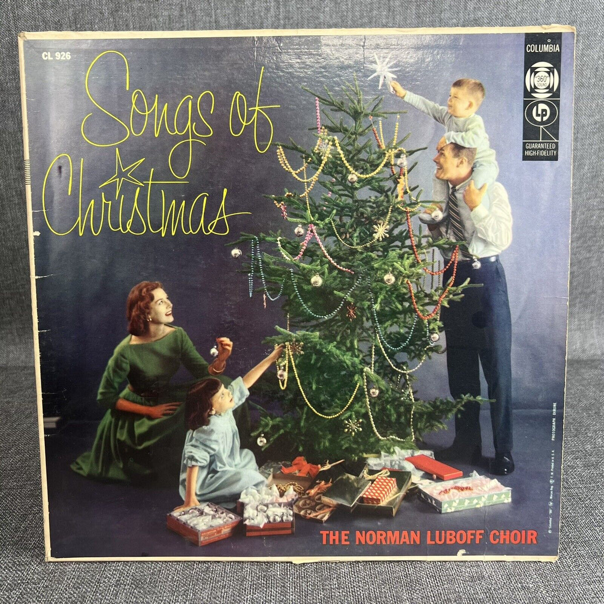 Songs of Christmas - The Norman Luboff Choir - Six Eye Vinyl Record LP