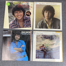 Mac Davis Vinyl Records Lot of 4 Classic Country