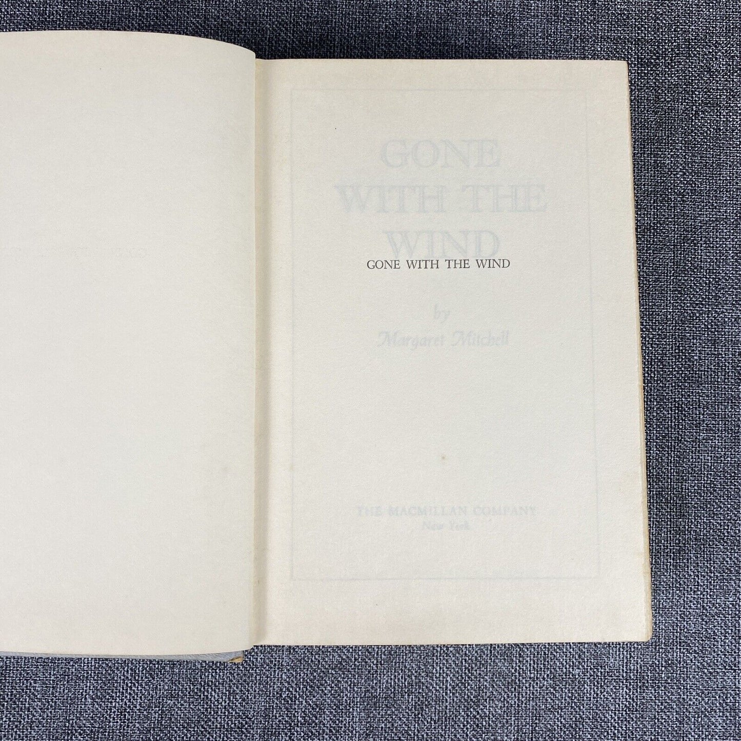 Gone with the Wind Margaret Mitchell  1936 Book Club Edition