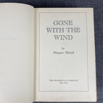 Gone with the Wind Margaret Mitchell  1936 Book Club Edition