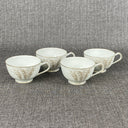 Fukagawa Arita Hand Painted Tea Cups Bamboo , Set of 4