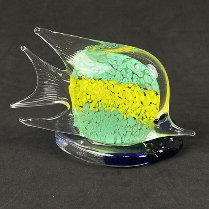 Vintage Party Lite Tropical Fish Blown Glass Votive Tea Light Candle Holder