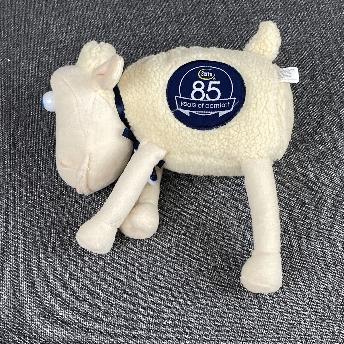 #85 Sleep Number Serta Sheep Lamb Plush Stuffed Animal 8"