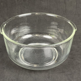 Vintage 2 Clear Glass Mixing Bowls fit for Sunbeam Mixmaster