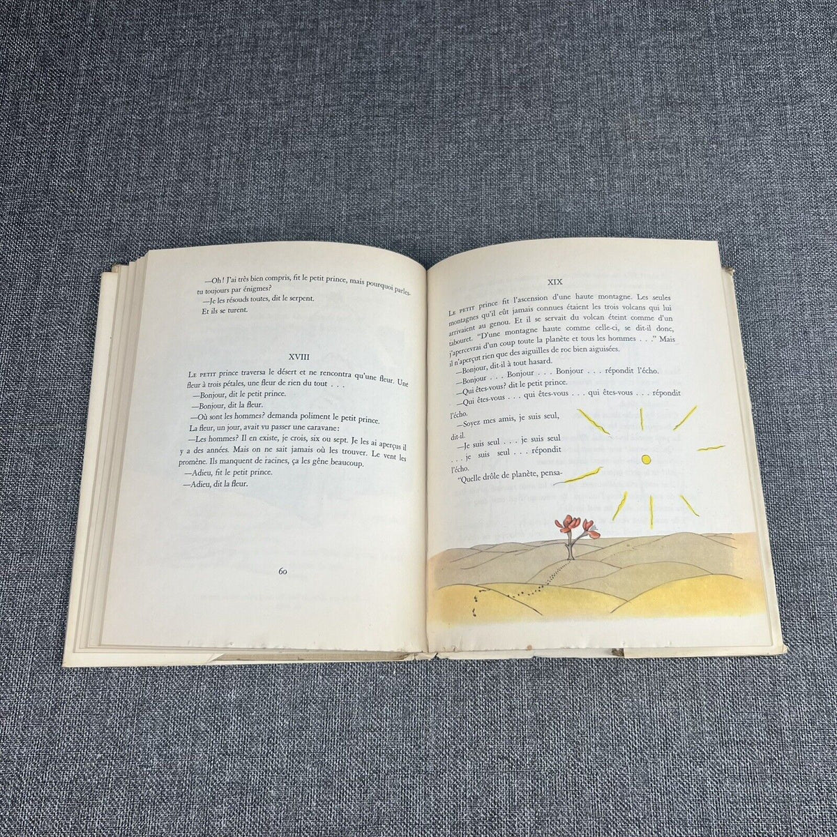 The LITTLE PRINCE by Antoine de Saint-Exupery 1943 FRENCH