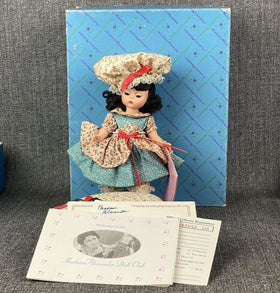 Madame Alexander 8” Doll 493 - Little Miss Muffet - Original Box and Paperwork