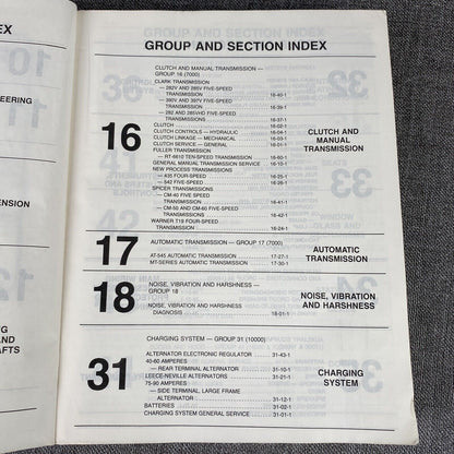 1985 Ford Engine Medium Heavy F- B- C-600 thru 8000 Truck Shop Manual