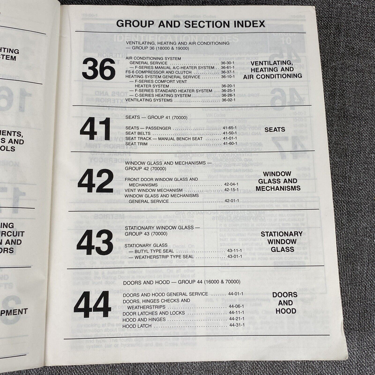 1985 Ford Engine Medium Heavy F- B- C-600 thru 8000 Truck Shop Manual