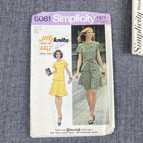Vintage Women Sewing Patterns 1970's #9837 #6081 #6079 Size 12