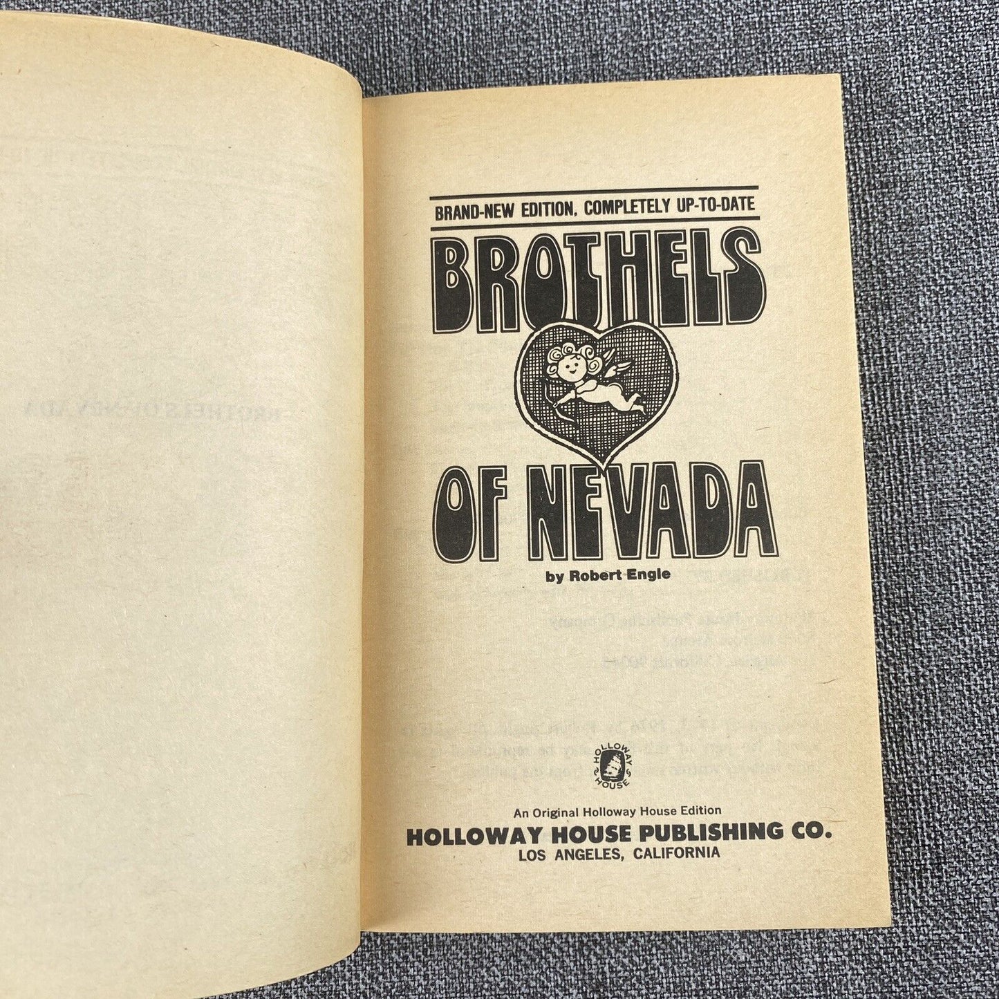 Rare Vintage! “Brothels Of Nevada” By Robert Engle, First Legal Prostitution