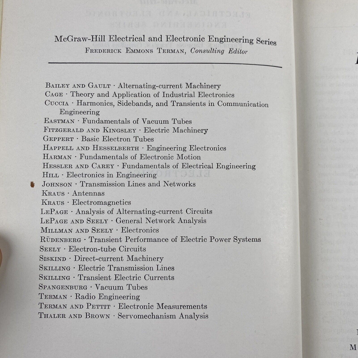 McGraw-Hill Engineering Books, Optics, Thermodynamics, Mechanics etc... 1940's