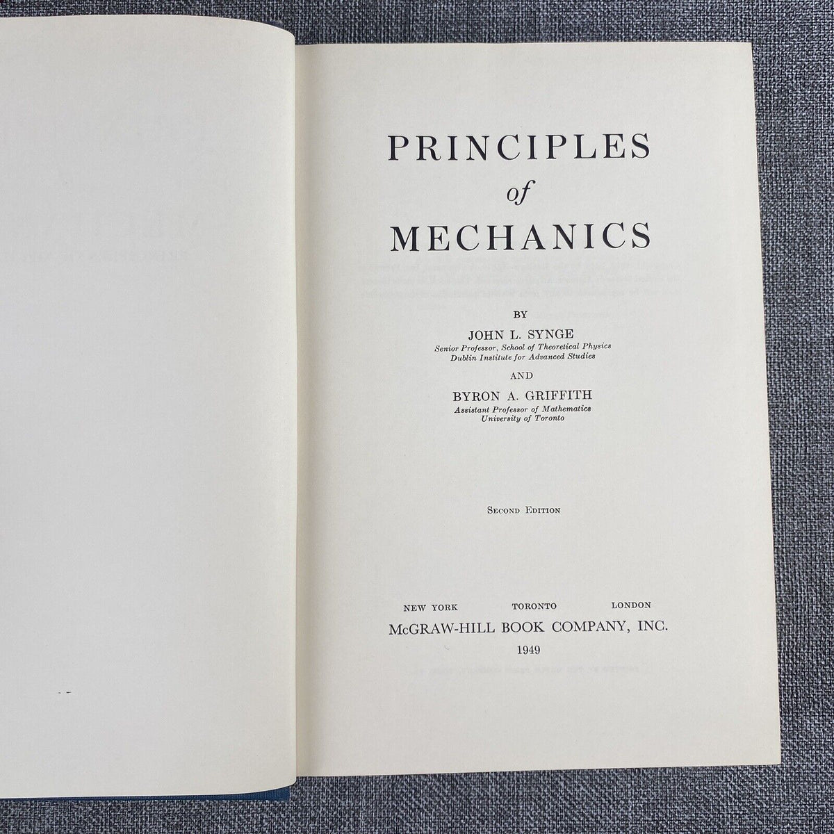 McGraw-Hill Engineering Books, Optics, Thermodynamics, Mechanics etc... 1940's