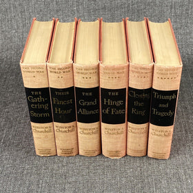 The Second World War By Winston Churchill 1948-1951 Edition , 6 Volume Book Set