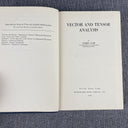 Vector and Tensor Analysis by Harry Lass, 1950, McGRAW-HILL, Very Good