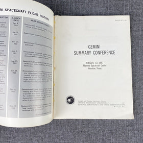 Gemini Summary Conference Book NASA SP-138