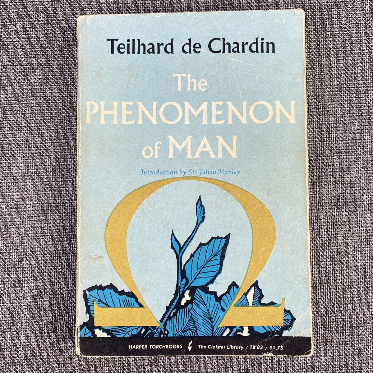 The Phenomenon Of Man by Pierre Teilhard de Chardin Paperback 1961