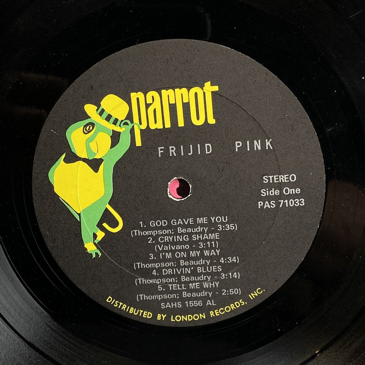 FRIJID PINK - Self Titled (Parrot)(60s Psychedelic) - 12" Vinyl Record LP