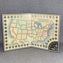 US State Quarters Complete Set  Set in map folder with flag image