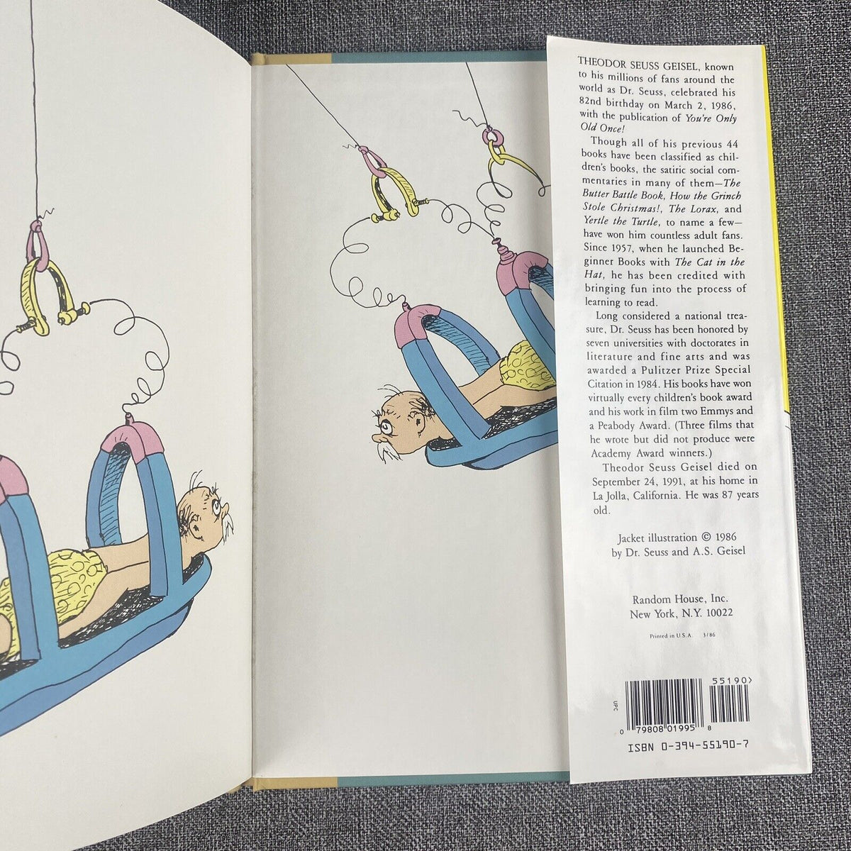 You’re Only Old Once By Dr. Suess 1986 Random House