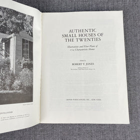 Authentic Small Houses of the Twenties , Illustrations and floor plans Reprint