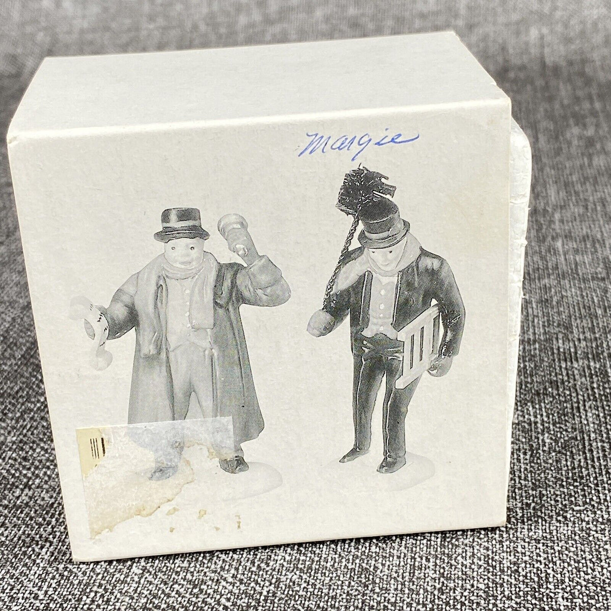 Department 56 Heritage Dickens Village TOWN CRIER & CHIMNEY SWEEP 5569-7 Retired