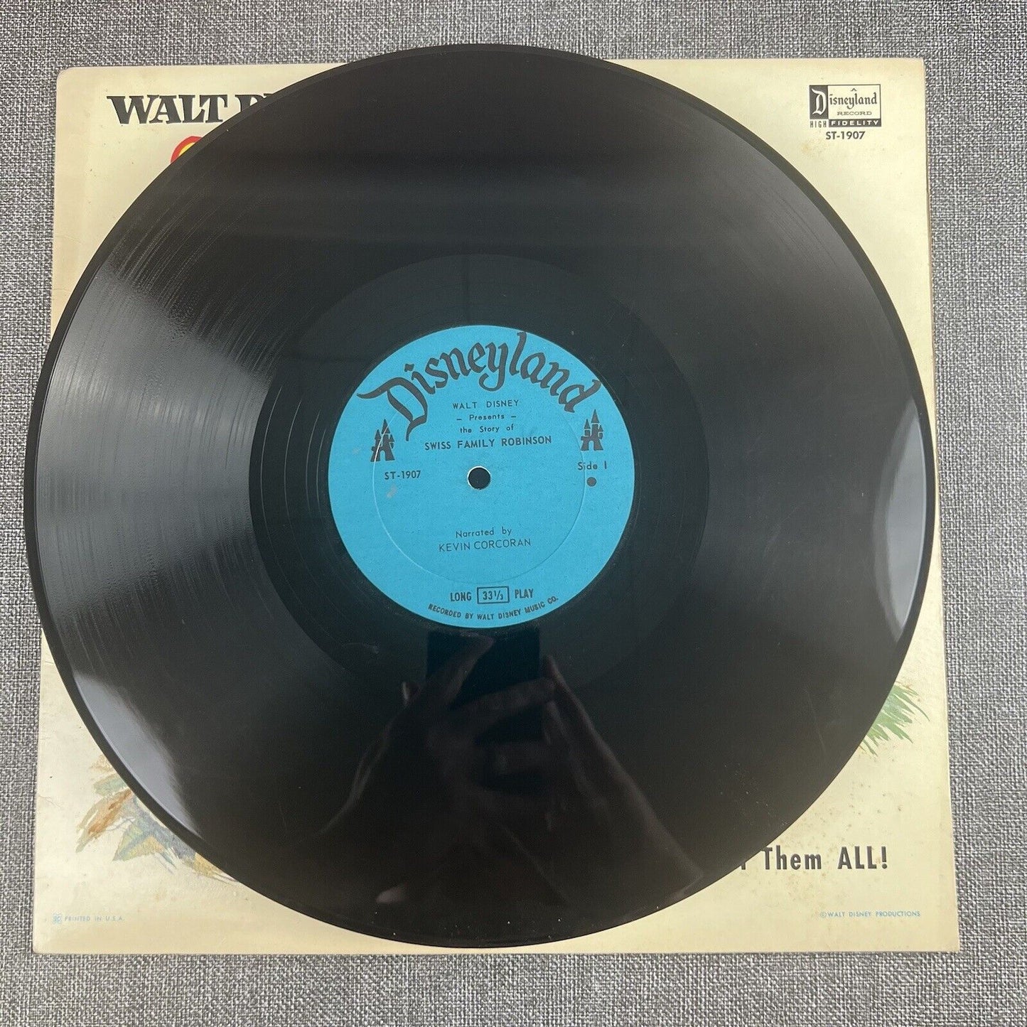 Walt Disney Swiss Family Robinson 1963 LP ST-1907