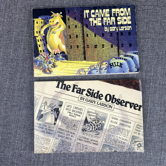 Comic THE FAR SIDE By Gary Larson 1986, Observer, It Came from the Far Side