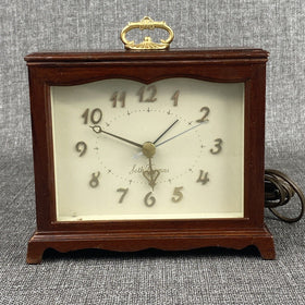 Vintage Seth Thomas Electric Alarm Clock Model No. SS7-9 WORKING