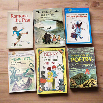 Lot of Children's Reader Books: Steward Little, Patrick the Mouse, and More