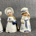 Vintage Royal Majestic Bells Bisque Porcelain Figurine Set Of 6 by JASCO