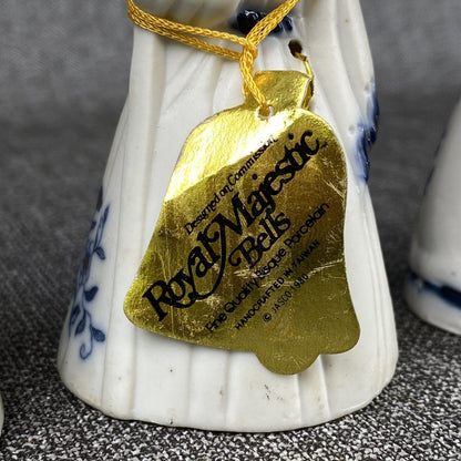 Vintage Royal Majestic Bells Bisque Porcelain Figurine Set Of 6 by JASCO