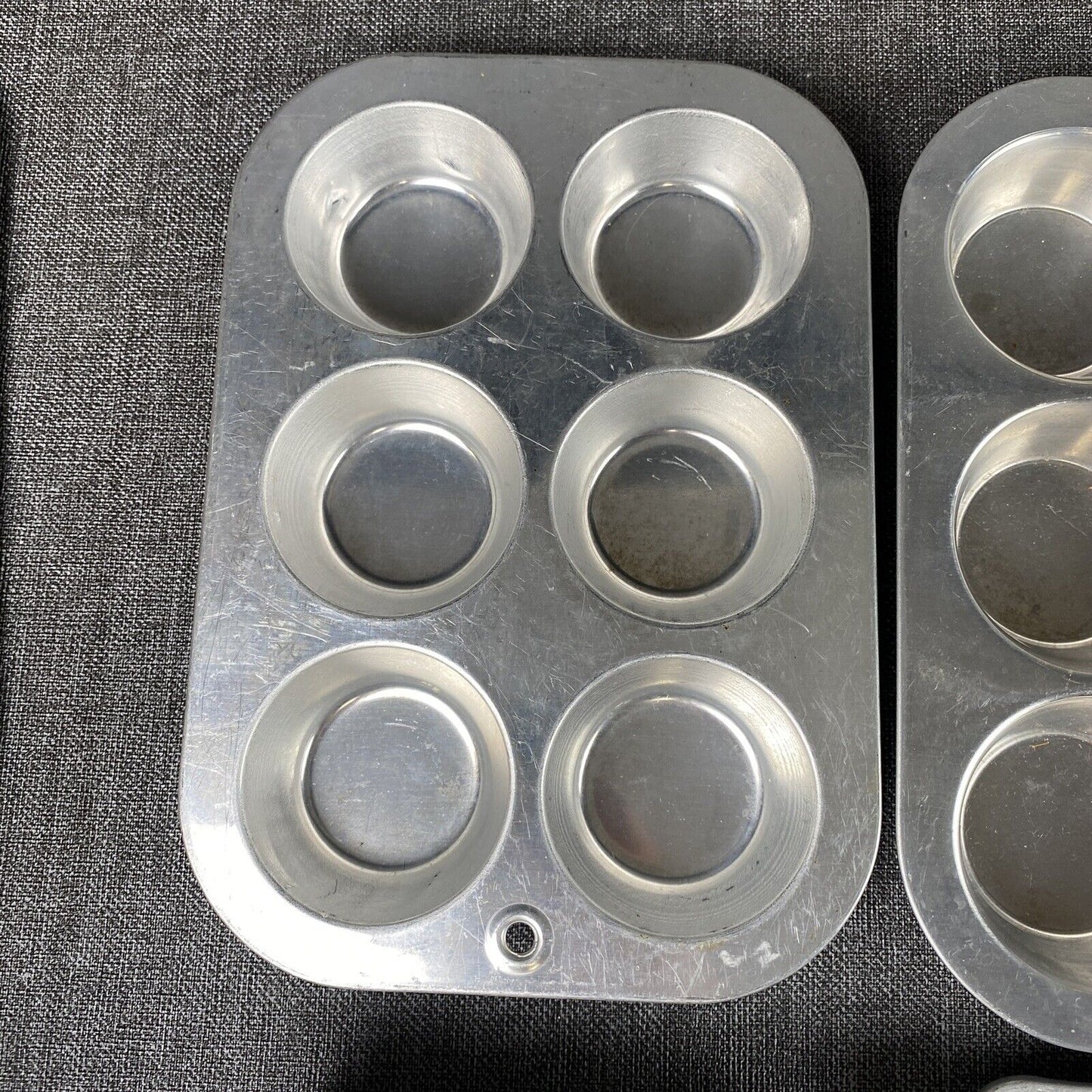 Lot Mirro aluminum baking pans USA, Muffin Pans, Small Sheet Pans, Loaf Pan