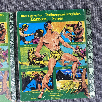 TARZAN Superscope Story Teller, The Amazons and Fire Gods 1977 Vintage