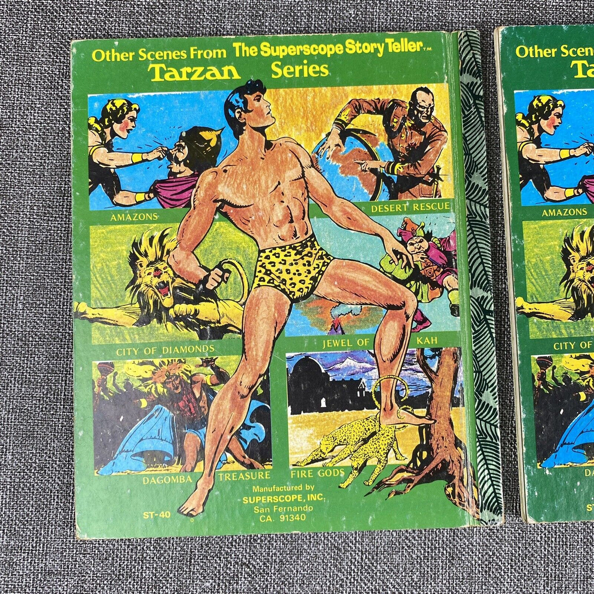 TARZAN Superscope Story Teller, The Amazons and Fire Gods 1977 Vintage